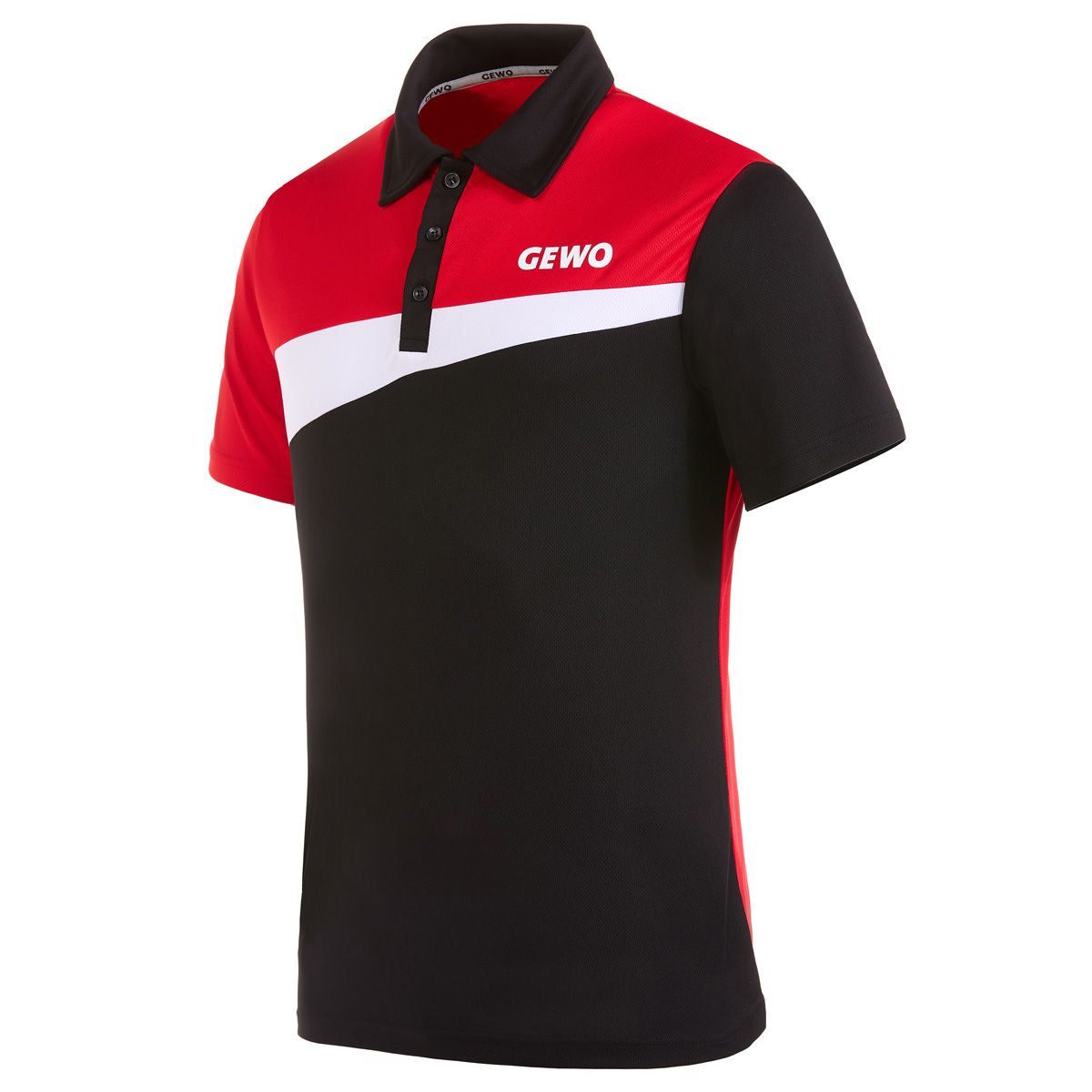 Gewo Shirt Fondi IV Cotton schwarz/rot