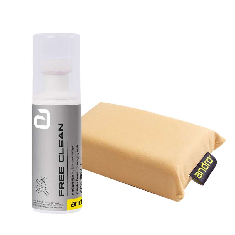 Andro Reinigungsset Free Clean 2 Synthetikschwämme 100 ml.