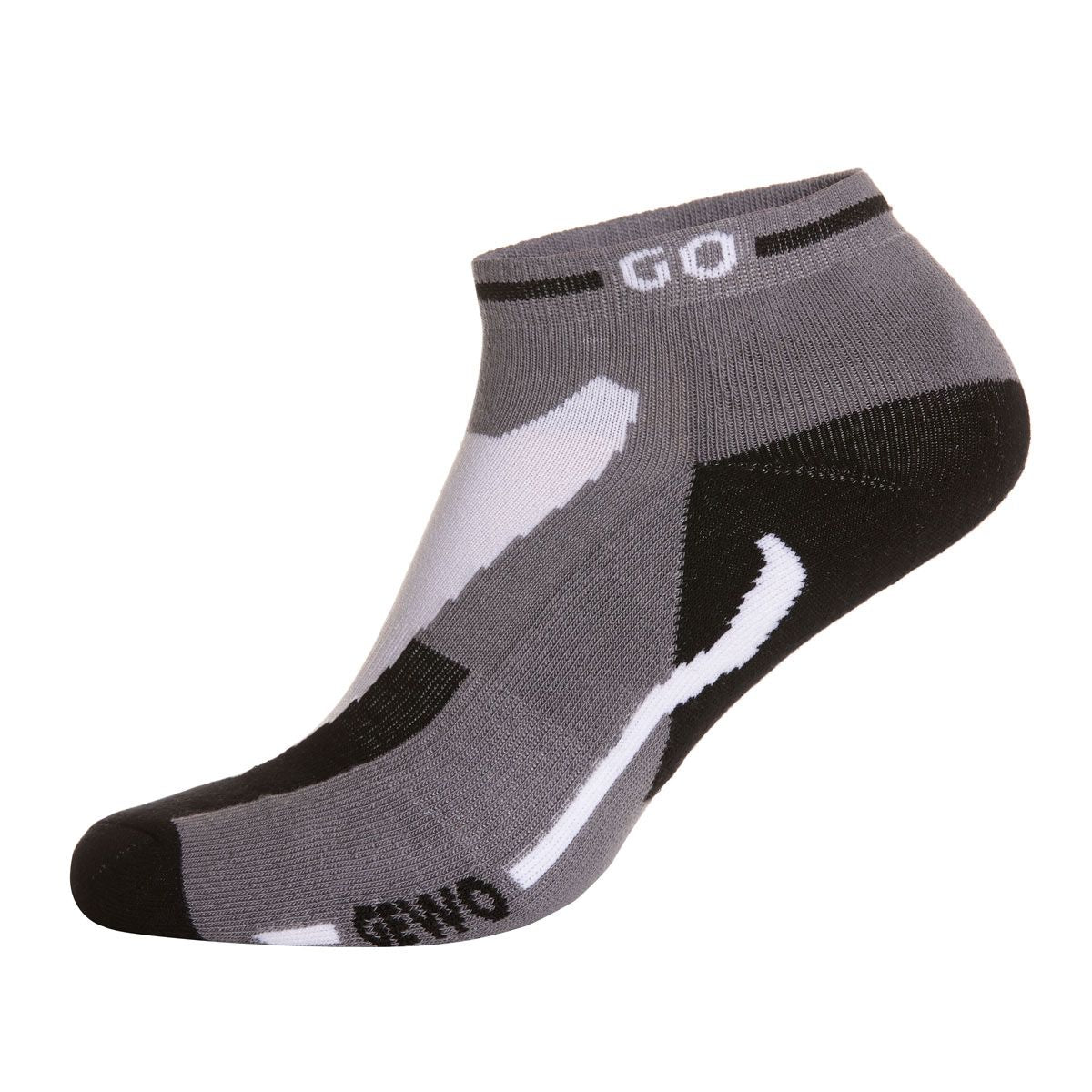 Gewo Kurze Socken Flex III grau/weiß