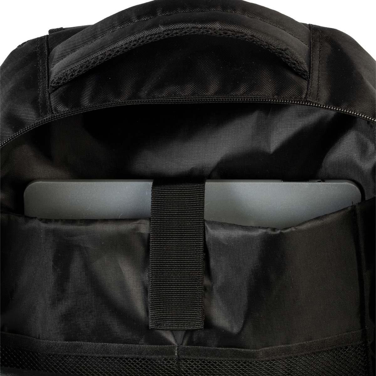 Gewo Rucksack Streifen Schwarz/Limette