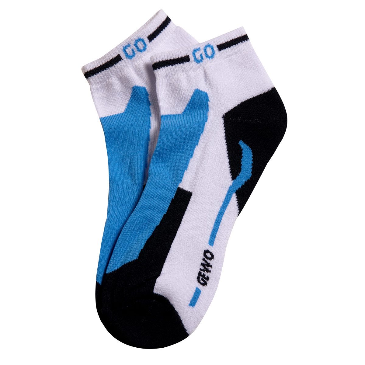 Gewo kurze Socken Flex III weiß/blau