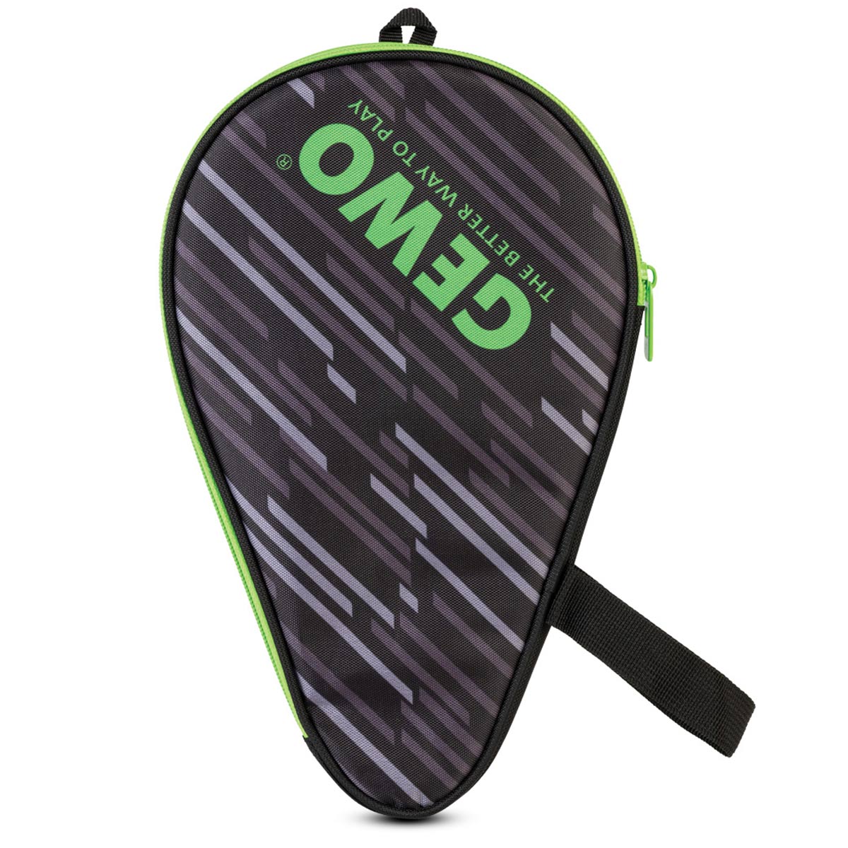 Gewo Round Cover Stripes black/lime