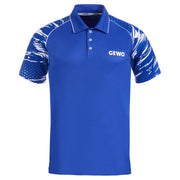 Gewo Shirt Marmo I blau/weiß