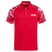 Gewo Shirt Marmo II rot/weiß