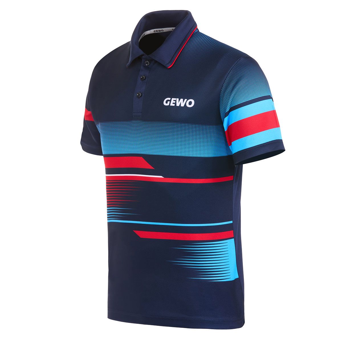Gewo Shirt Sarno I navy/rot