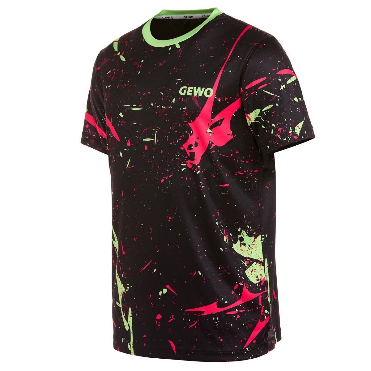 Gewo Shirt Tamarro II Schwarz/Grün