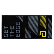 Andro Handtuch Get The Edge S schwarz/grau/gelb