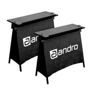 Andro Schiedsrichter-Tisch-Club-Set 2er schwarz/weiß