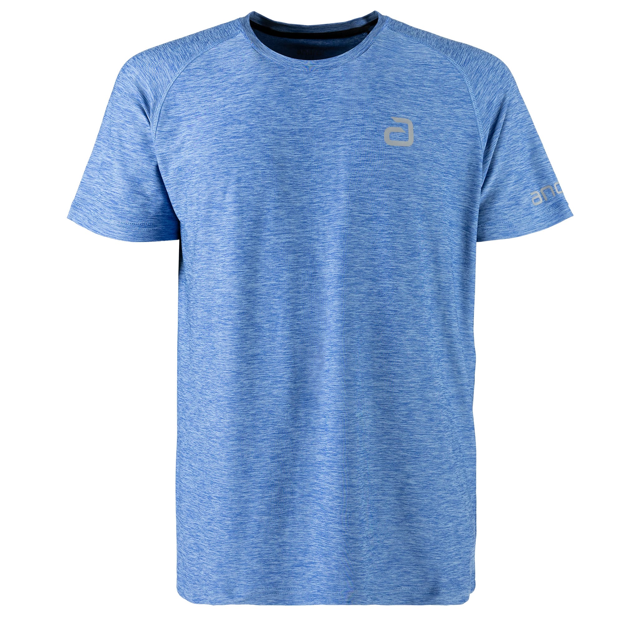 Andro Shirt Melange Alpha Jeansblau
