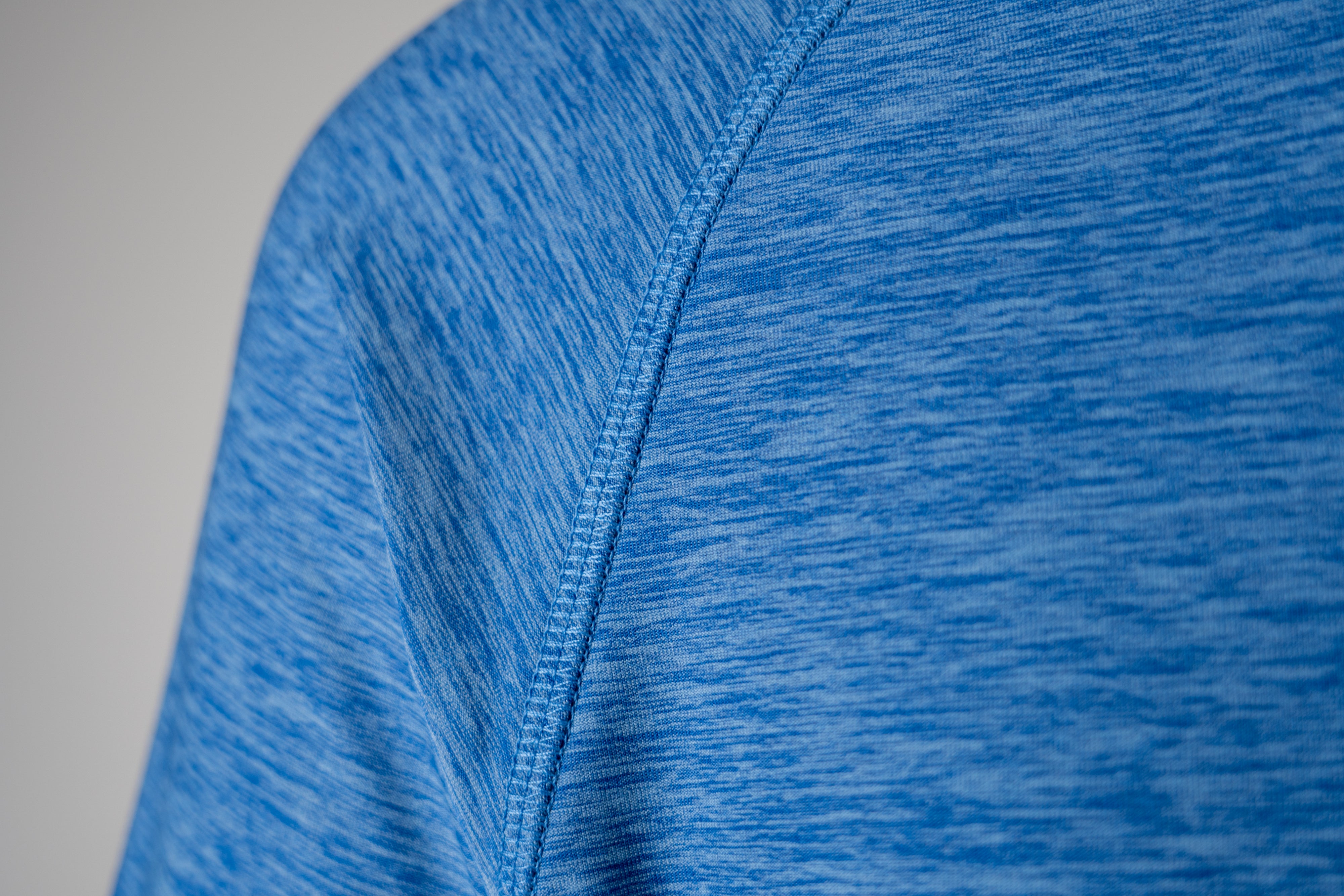 Andro Shirt Melange Alpha Jeansblau