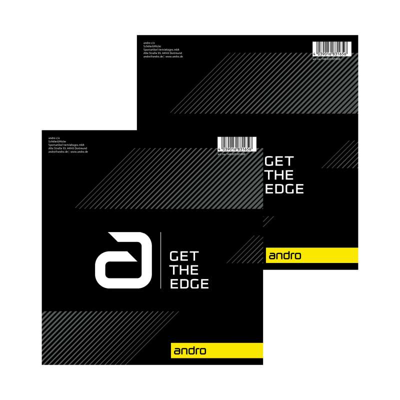 Andro Schutzfolie „Get The Edge“ 2er-Pack