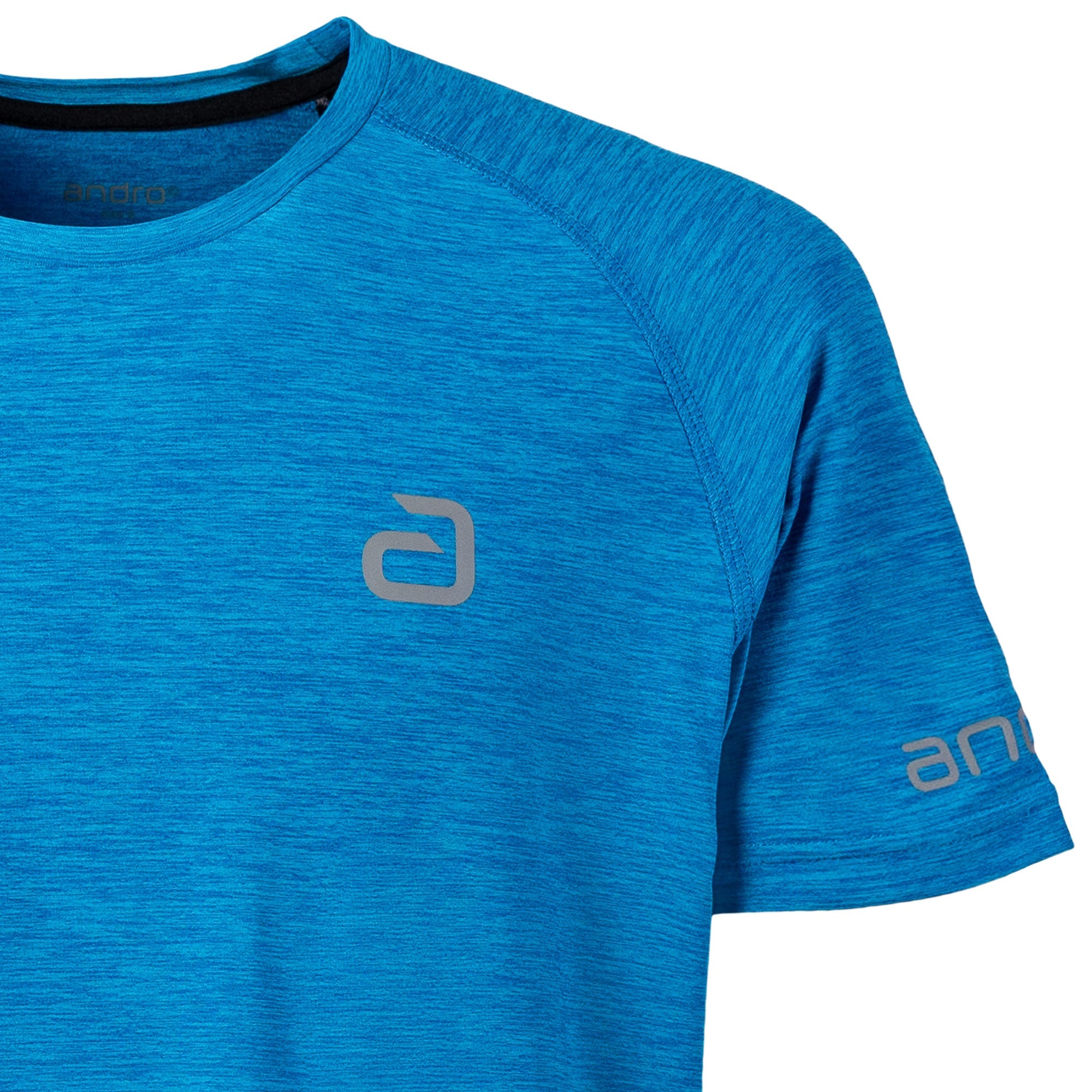 Andro Shirt Melange Alpha Lagunenblau