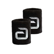 Andro Handgelenkband Alpha Schwarz/Silber 2er-Pack
