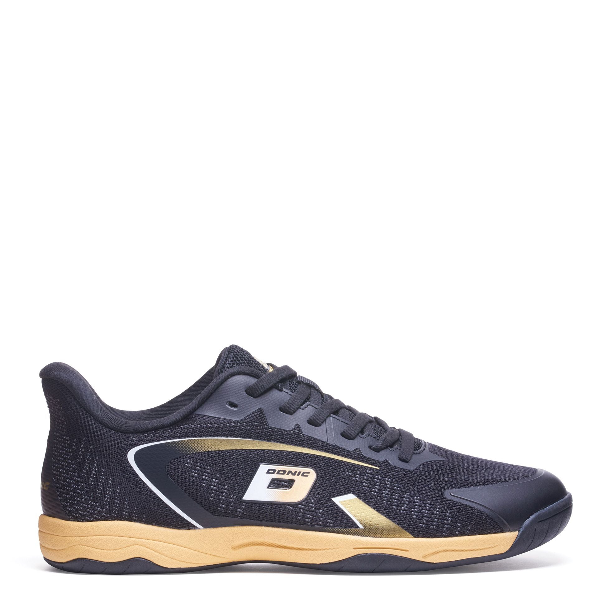 Donic Schuhe Competition Panther schwarz/gold/weiß