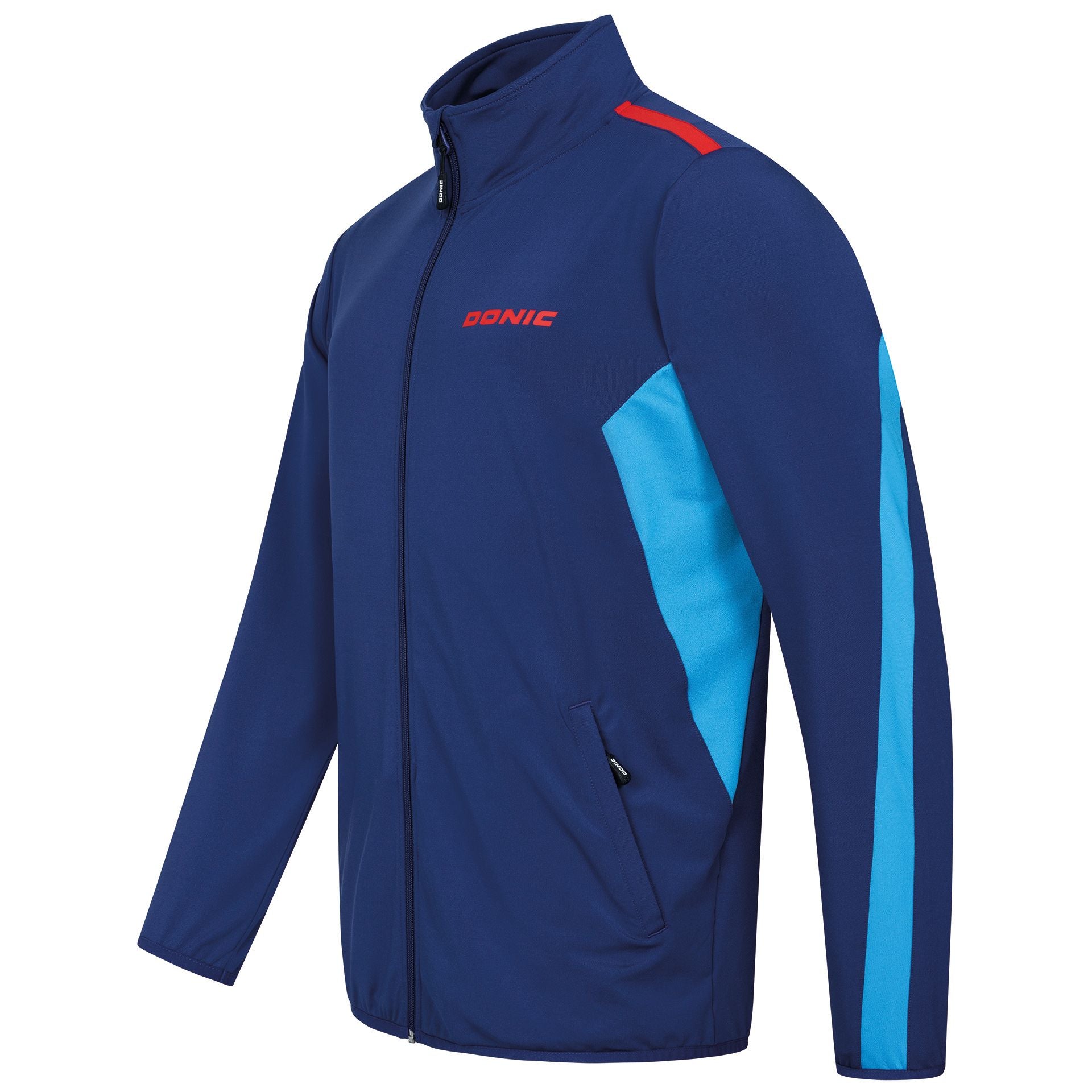 Donic Trainingsjacke Averis schwarz/hellblau/weiß