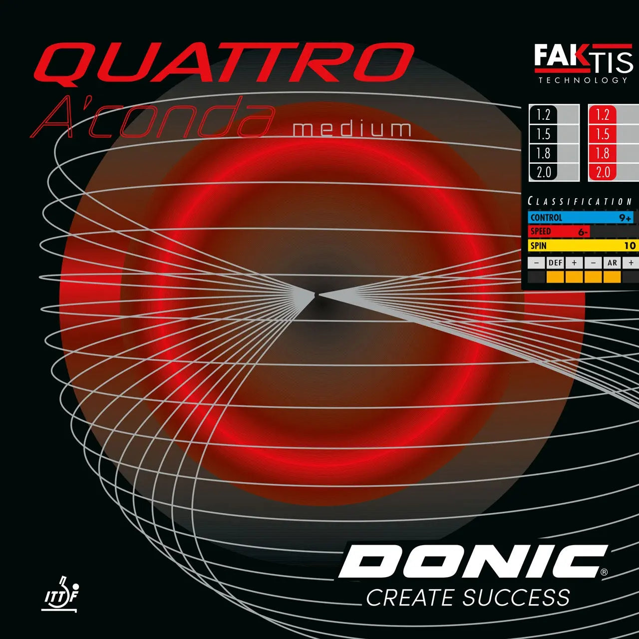 Donic Quattro A'Conda-Medium DONIC SE - tabletennisstore.eu