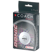 Donic Ball Coach P40+ *weiß (6)