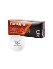 Tibhar Outdoor Bälle 40+ weiß